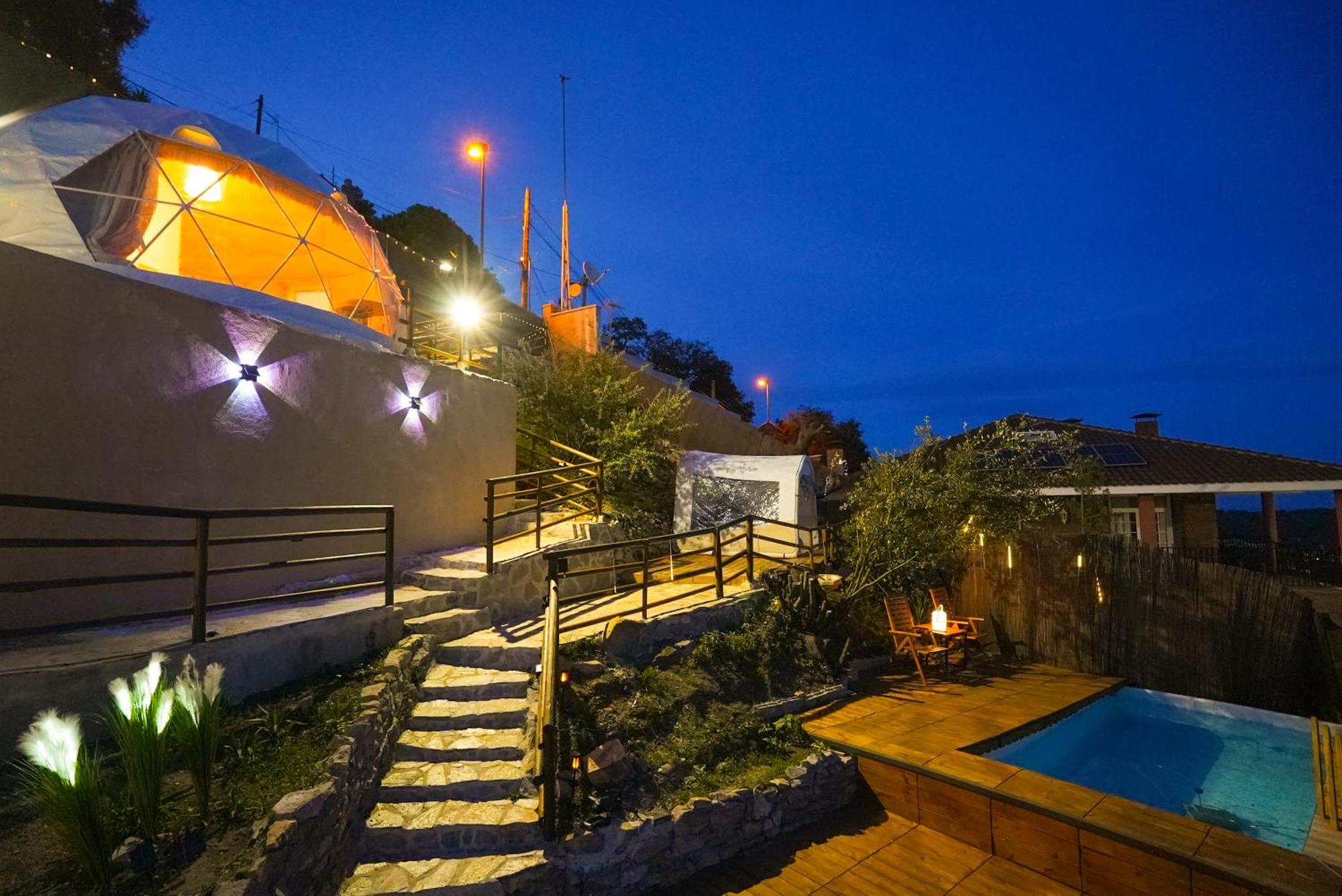 Aaa View Private Terrace Outdoor Heated Hot Tub Family Fun Villa Badalona Kültér fotó