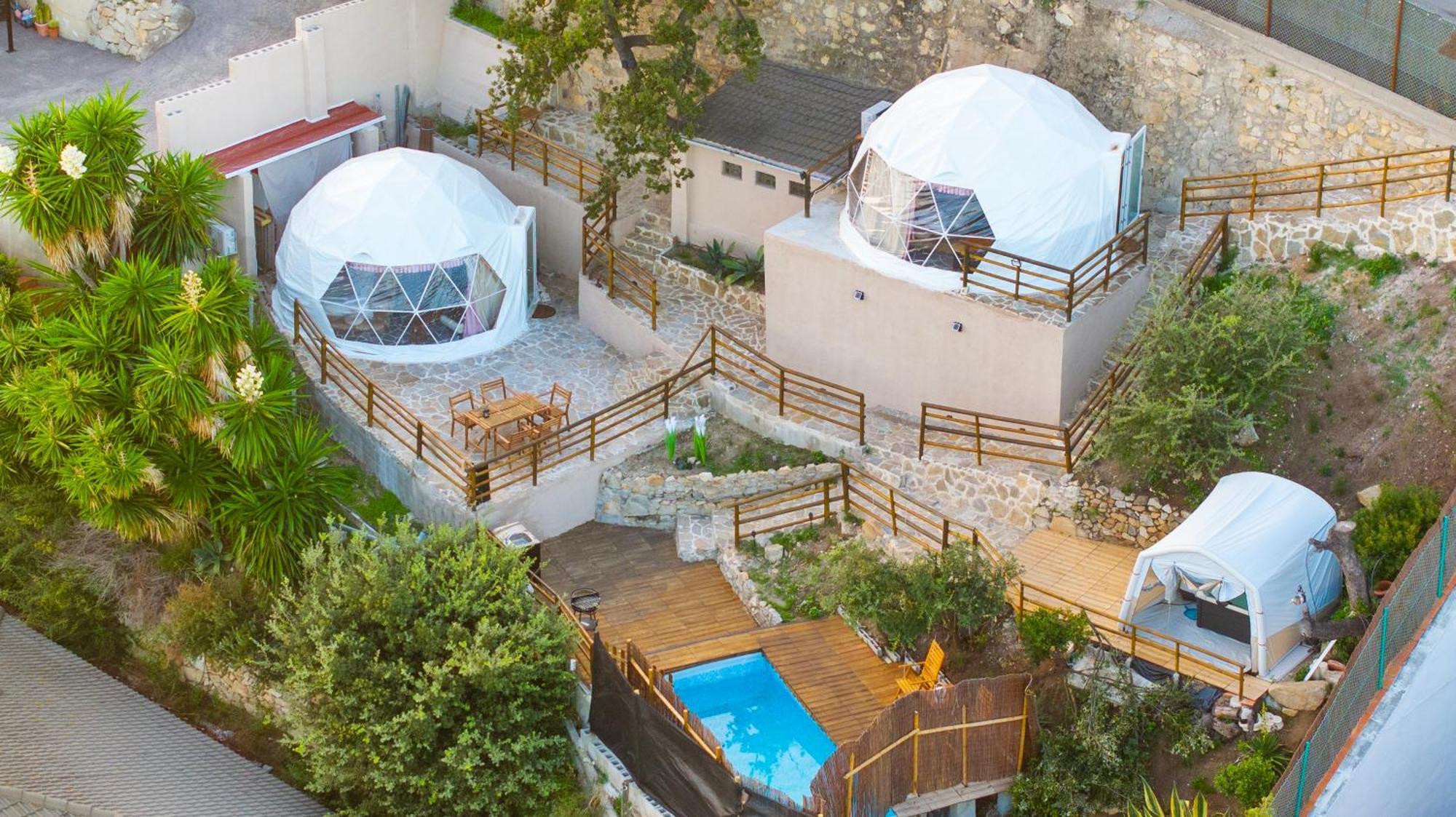 Aaa View Private Terrace Outdoor Heated Hot Tub Family Fun Villa Badalona Kültér fotó