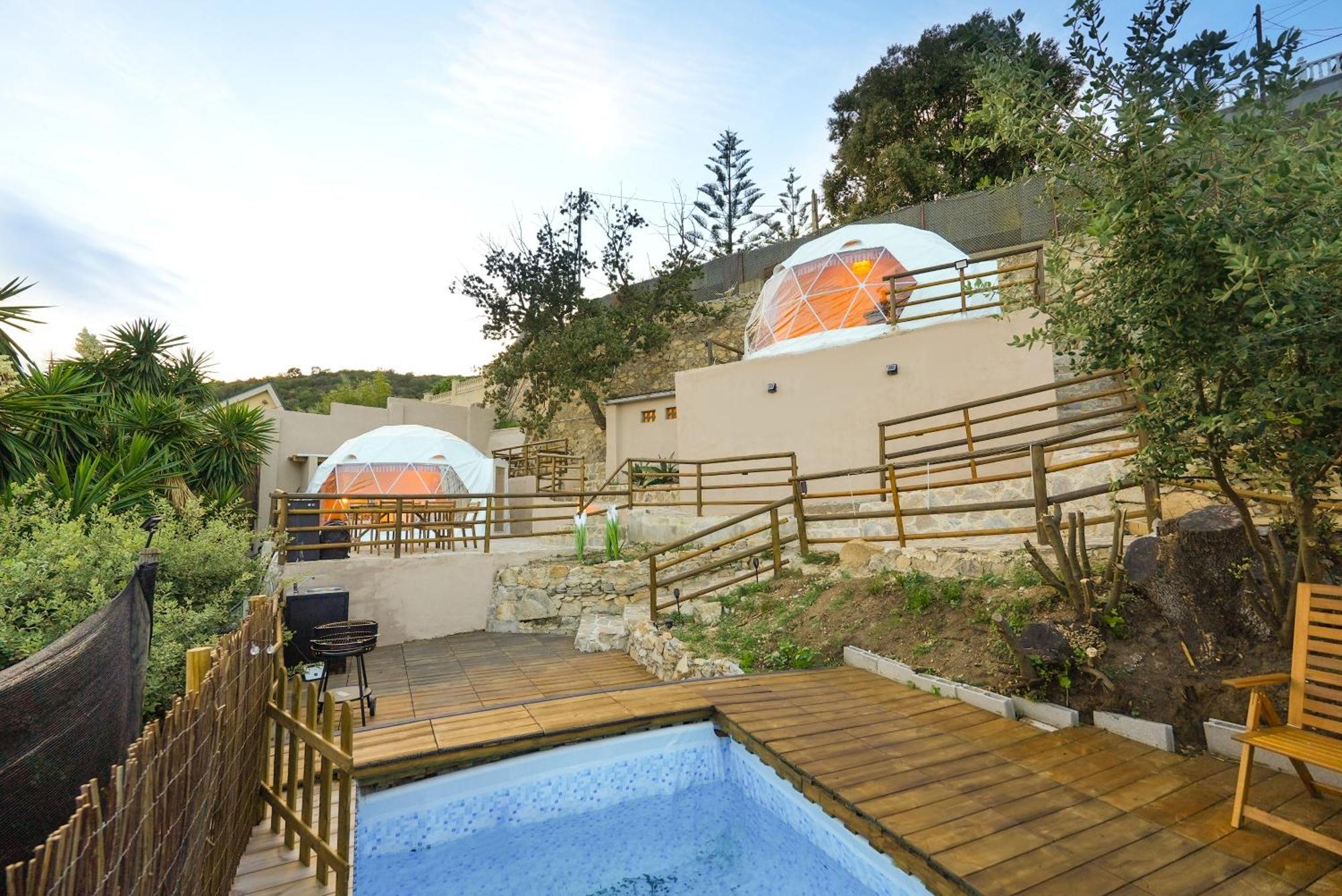 Aaa View Private Terrace Outdoor Heated Hot Tub Family Fun Villa Badalona Kültér fotó